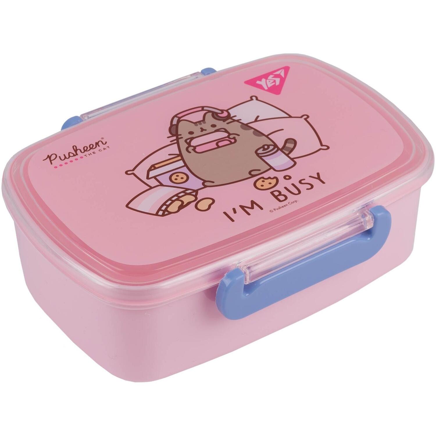 Ланч-бокс Yes Pusheen 750 мл, рожевий (708367)фото