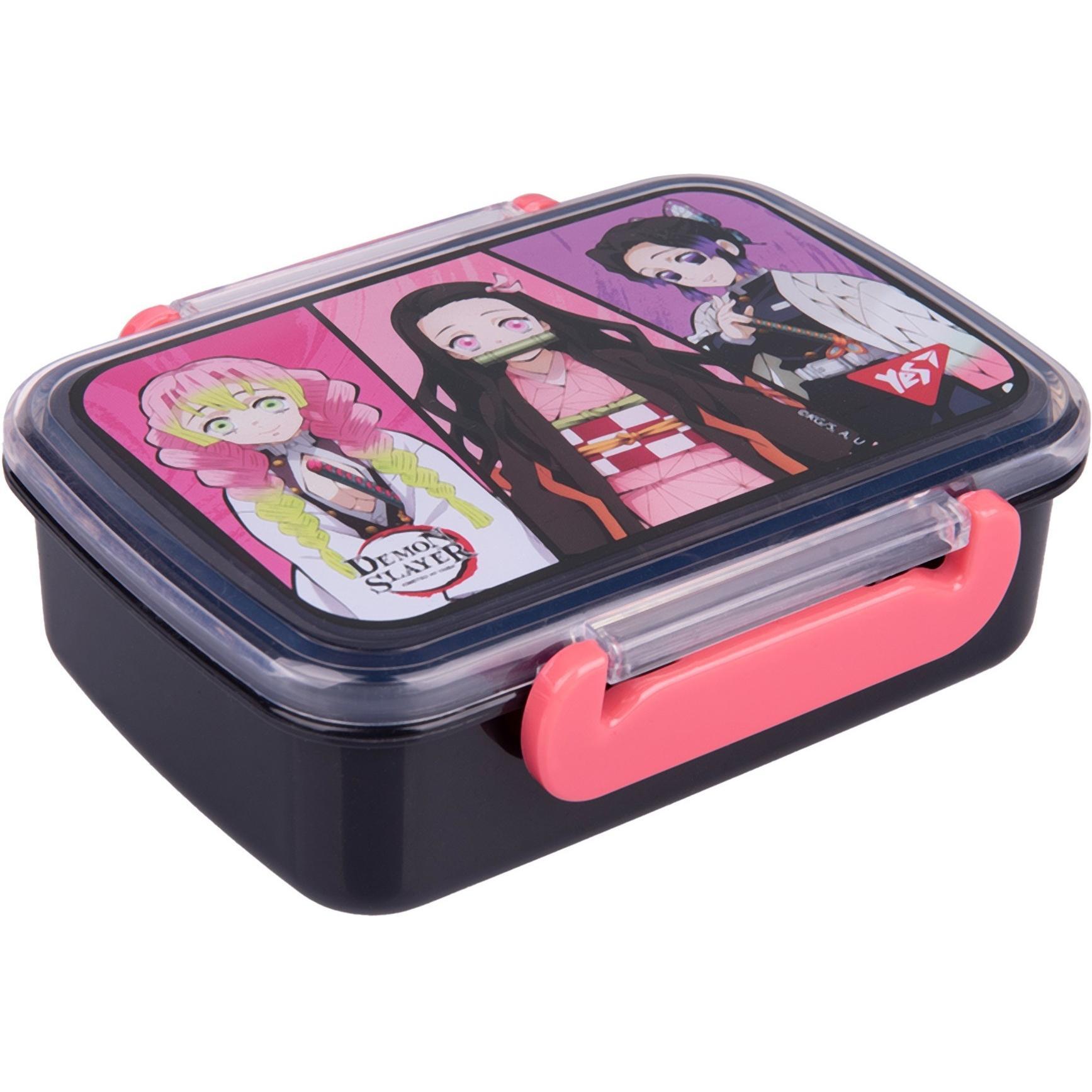 Ланч-бокс Yes Demon Slayer 420 мл чорний (708272)фото1