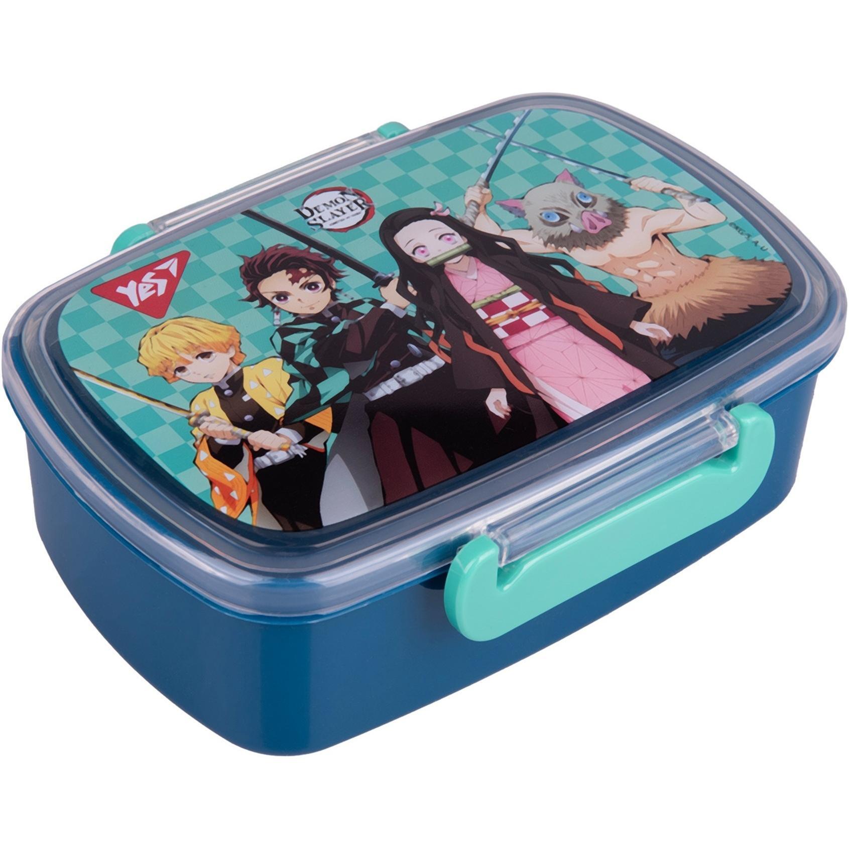 Ланч-бокс Yes Demon Slayer 750 мл, синій (708274)фото1