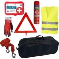 Сумка набор автомобилиста универсальный Poputchik с ВВПА черный