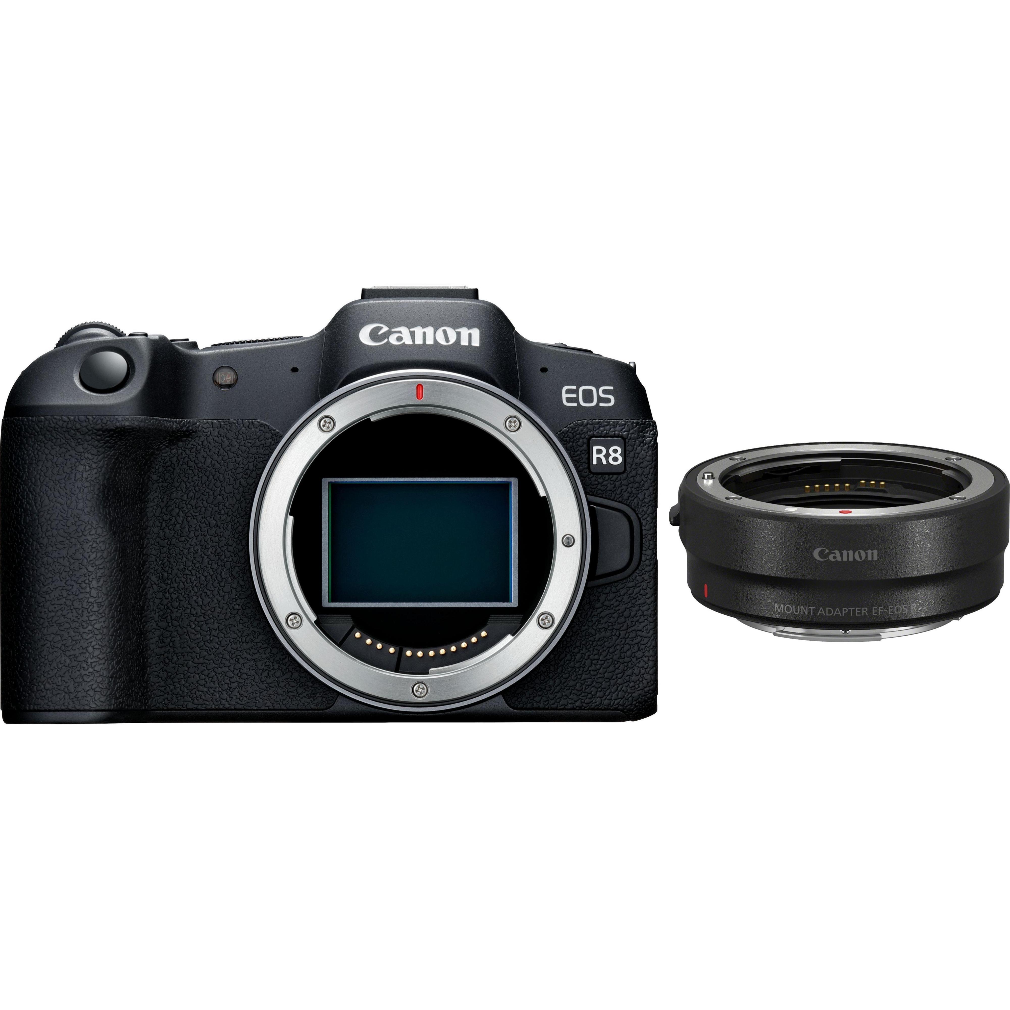 Фотоапарат CANON EOS R8 + Mount Adapter EF-EOS R (5803C019RFAD)фото1