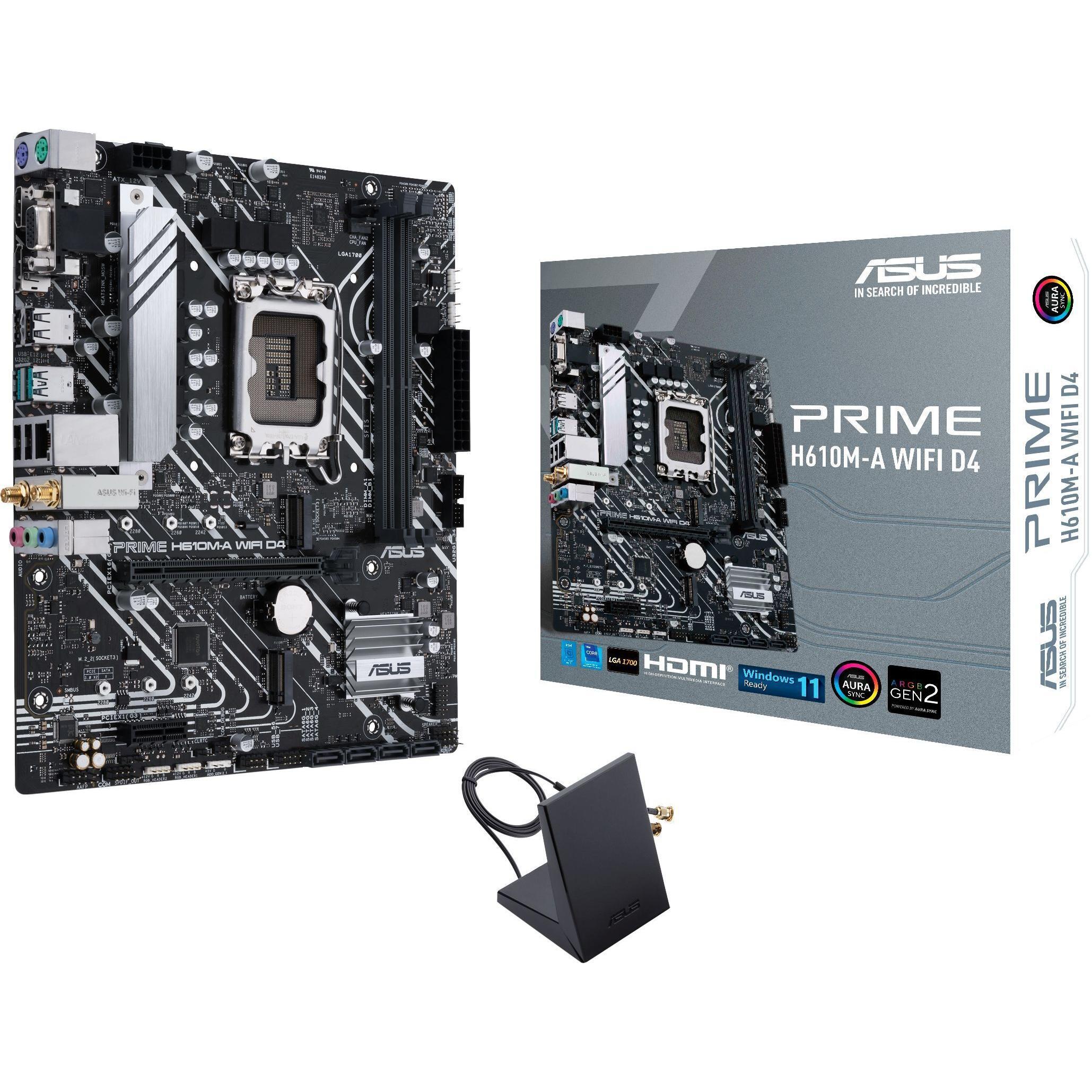 Материнcкая плата ASUS PRIME H610M-A WIFI D4 s1700 (90MB1C80-M0EAY0) фото 1