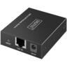 Подовжувач DIGITUS USB 2.0 для використання з кабелем Cat6 4 х USB-A Black (DA-73120)