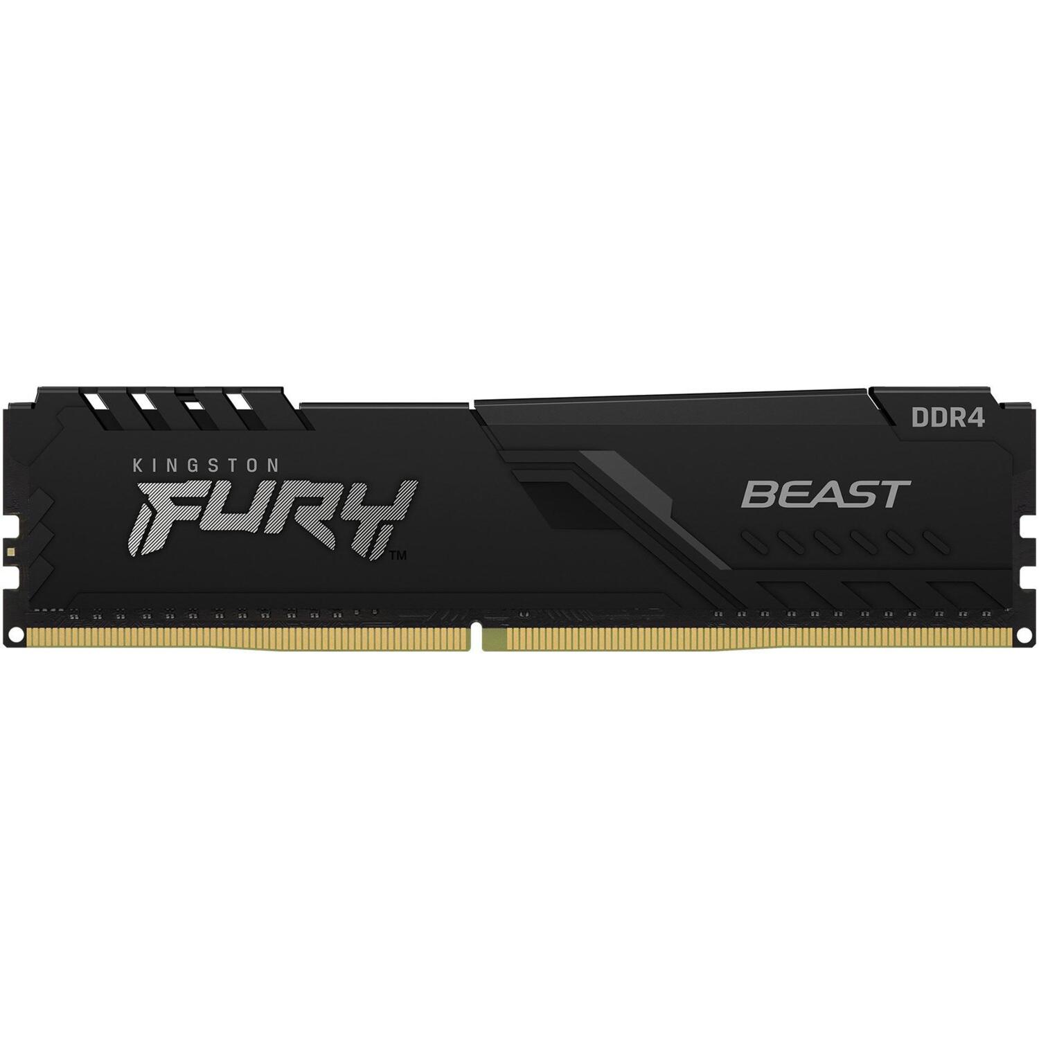 Пам`ять для ПК Kingston DDR4 16GB 3200 FURY Beast (KF432C16BB1/16WP)фото