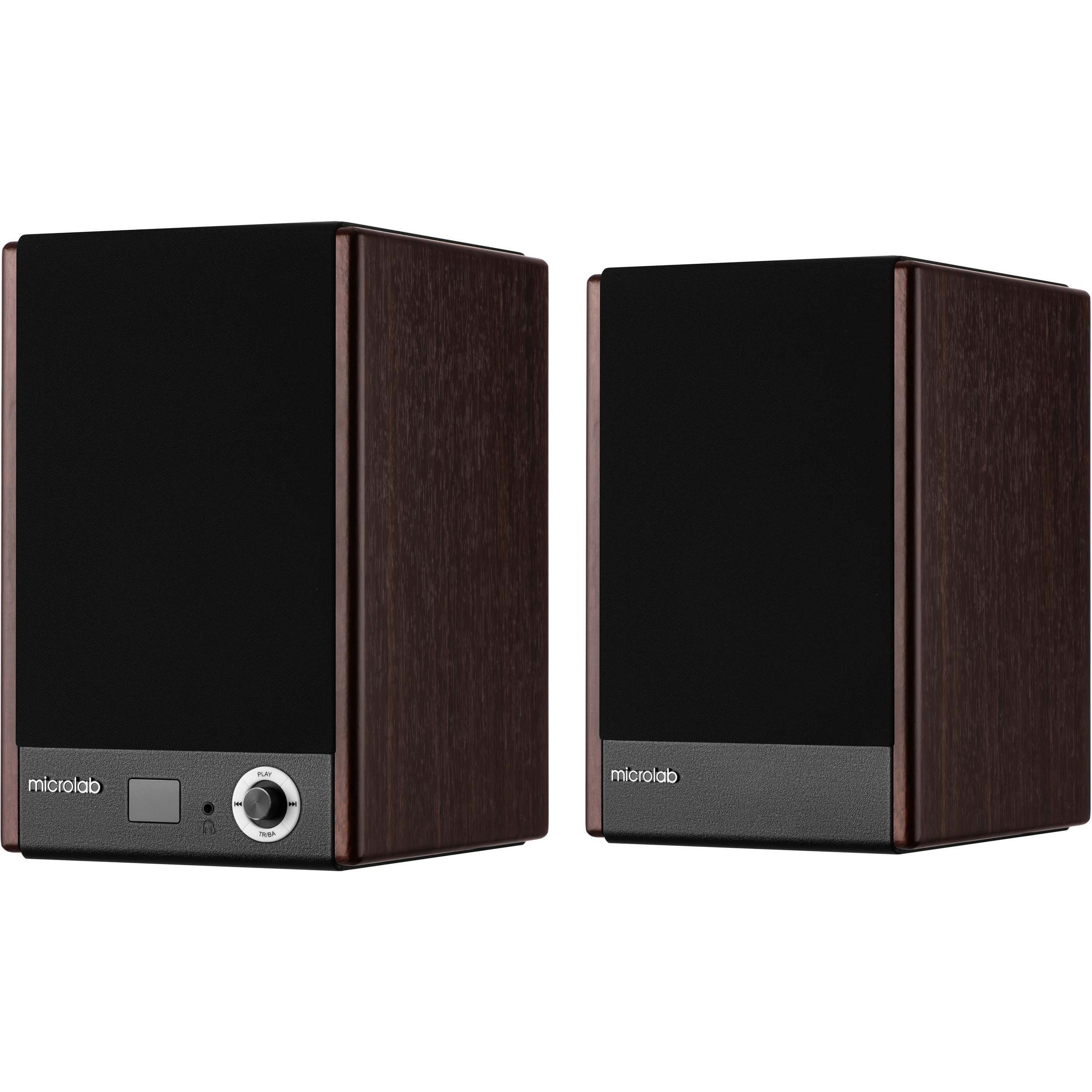 Акустична система MICROLAB SOLO 5 2.0, 90w, mini-jack Brown (SOLO-5BR)фото1