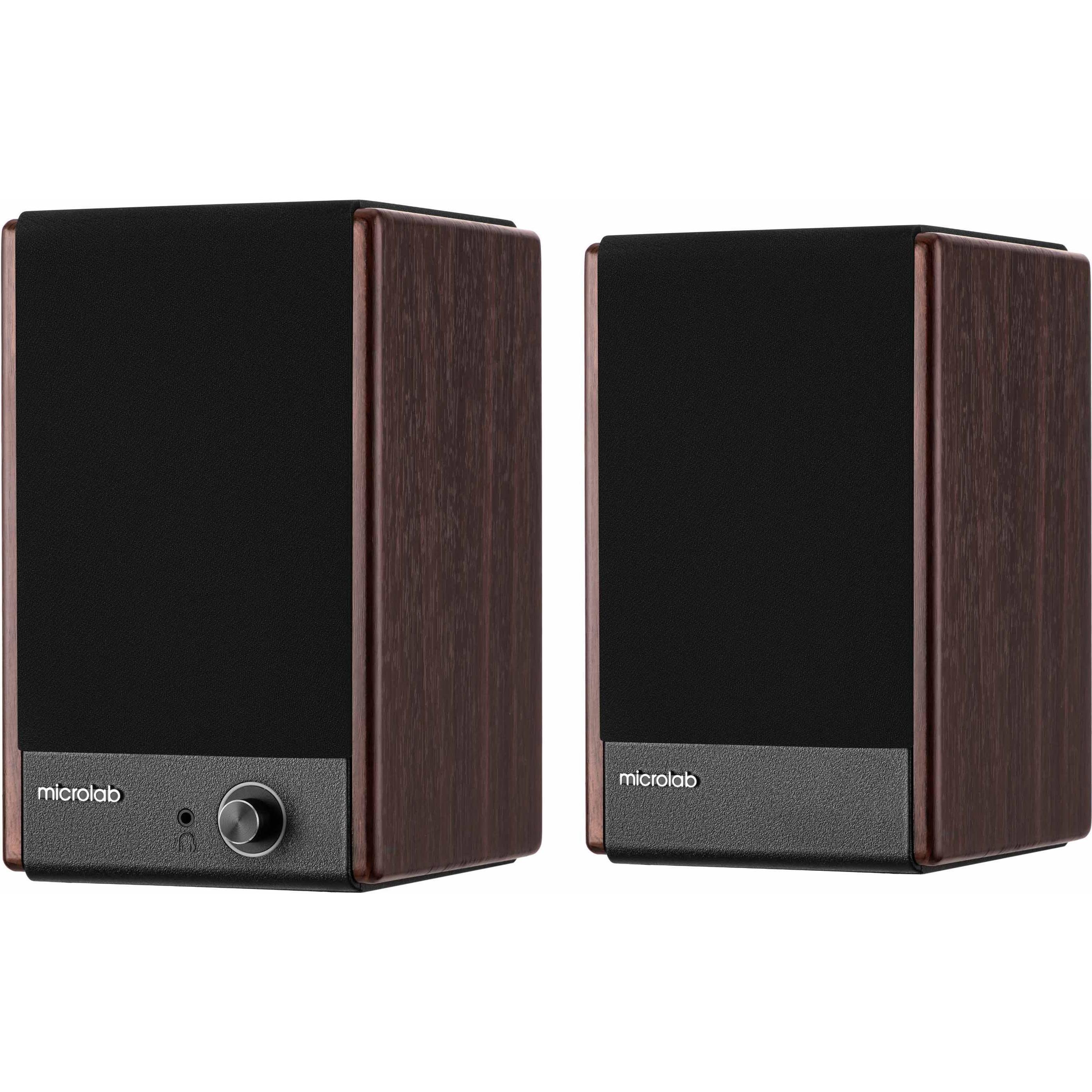 Акустическая система MICROLAB SOLO 4 2.0, 60w, mini-jack Brown (SOLO-4BR) фото 1