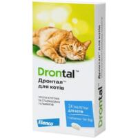 Противогельминтные таблетки для кошек Bayer Drontal 24 таблетки