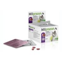 Противогельминтные таблетки для кошек Мілзапрон 16 мг/40 мг (блистер 4 таб)