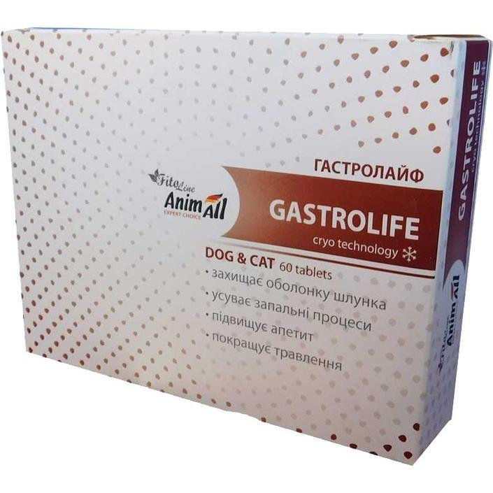 Вітаміни для котів та собак AnimAll PhytoLine Gastrolife 60 табфото1