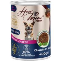 Влажный корм для взрослых собак How Meow Dog с говядиной 400 г