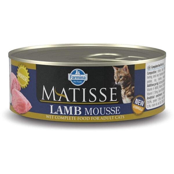 

Влажный корм для кошек Farmina Matisse Cat Mousse lamb с ягненком 85 г