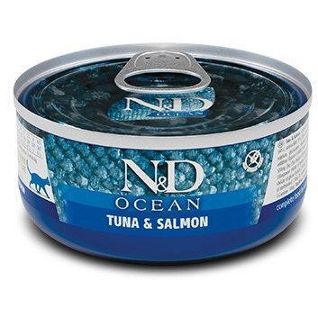 

Влажный корм для кошек Farmina N&D Grain Free Ocean Tuna And Salmon с тунцом и лососем 70 г