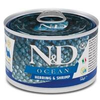 Влажный корм для собак Farmina N&D Grain Free Adult Mini с сельдью и креветками 140 г