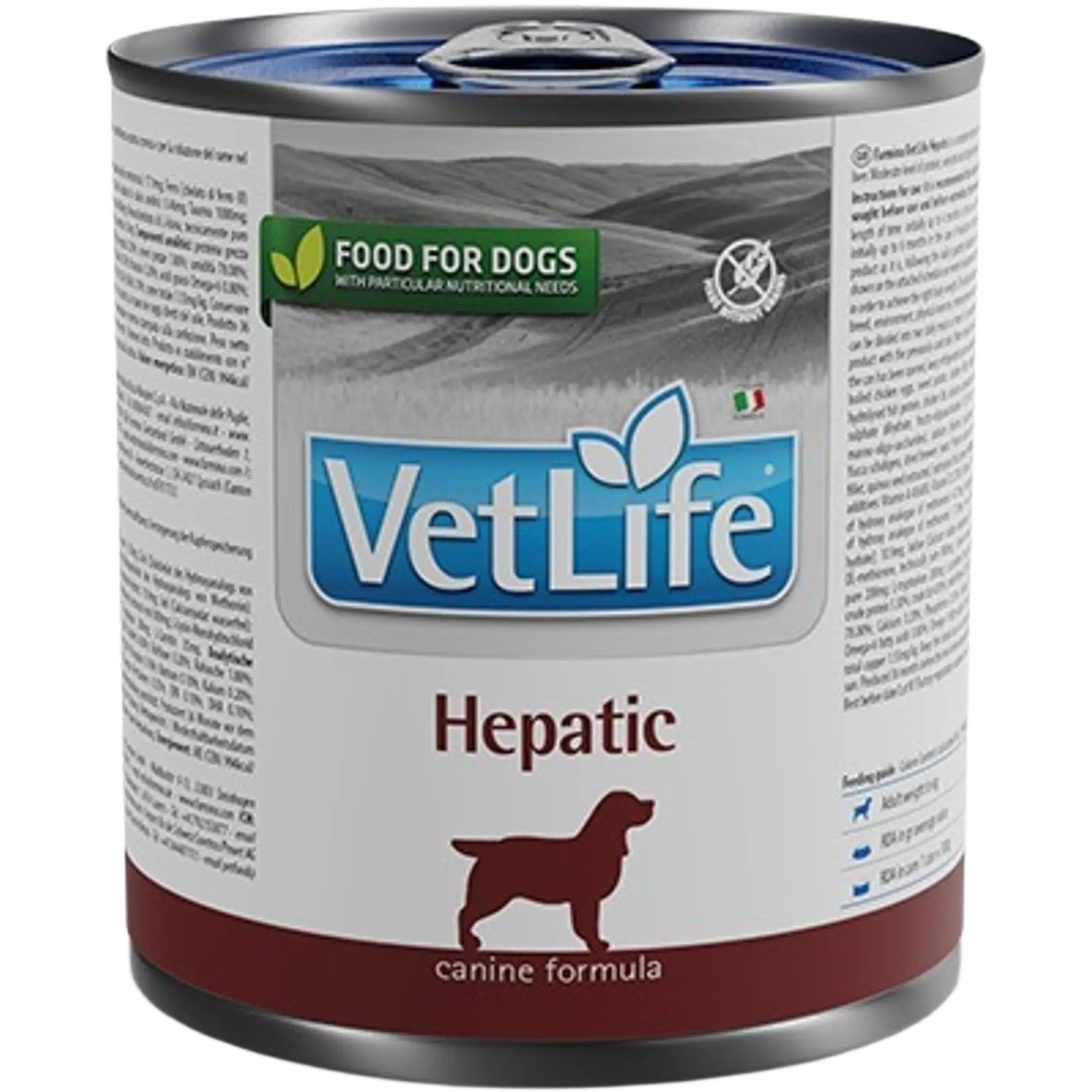 Вологий корм для собак Farmina Vet Life Hepatic дієтичний при хронічній печінковій недостатності 300 гфото1