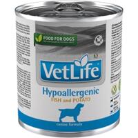 Влажный корм для собак Farmina Vet Life Hypoallergenic Fish & Potato диетический при пищевой аллергии 300 г