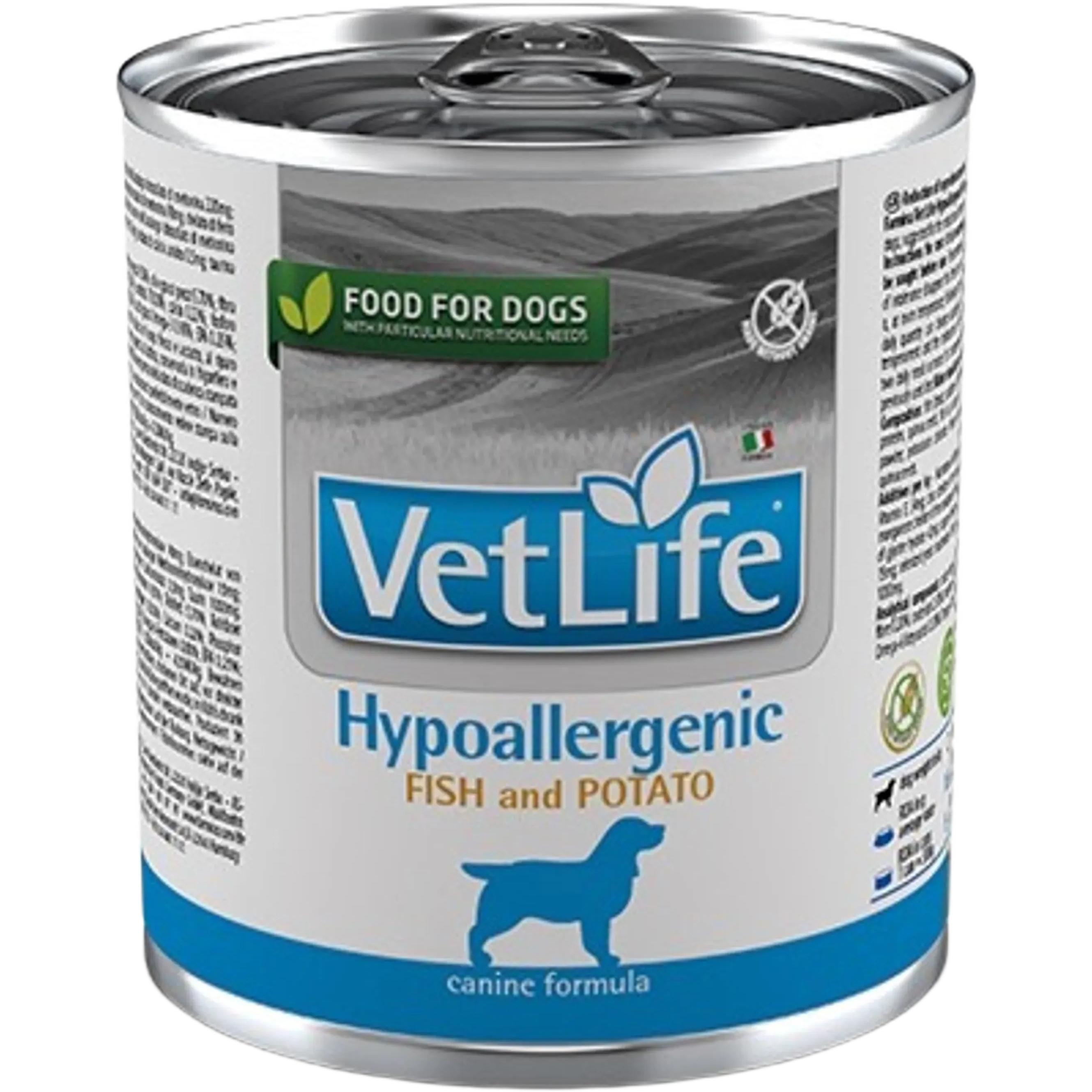 Вологий корм для собак Farmina Vet Life Hypoallergenic Fish & Potato дієтичний при харчовій алергії 300 гфото1
