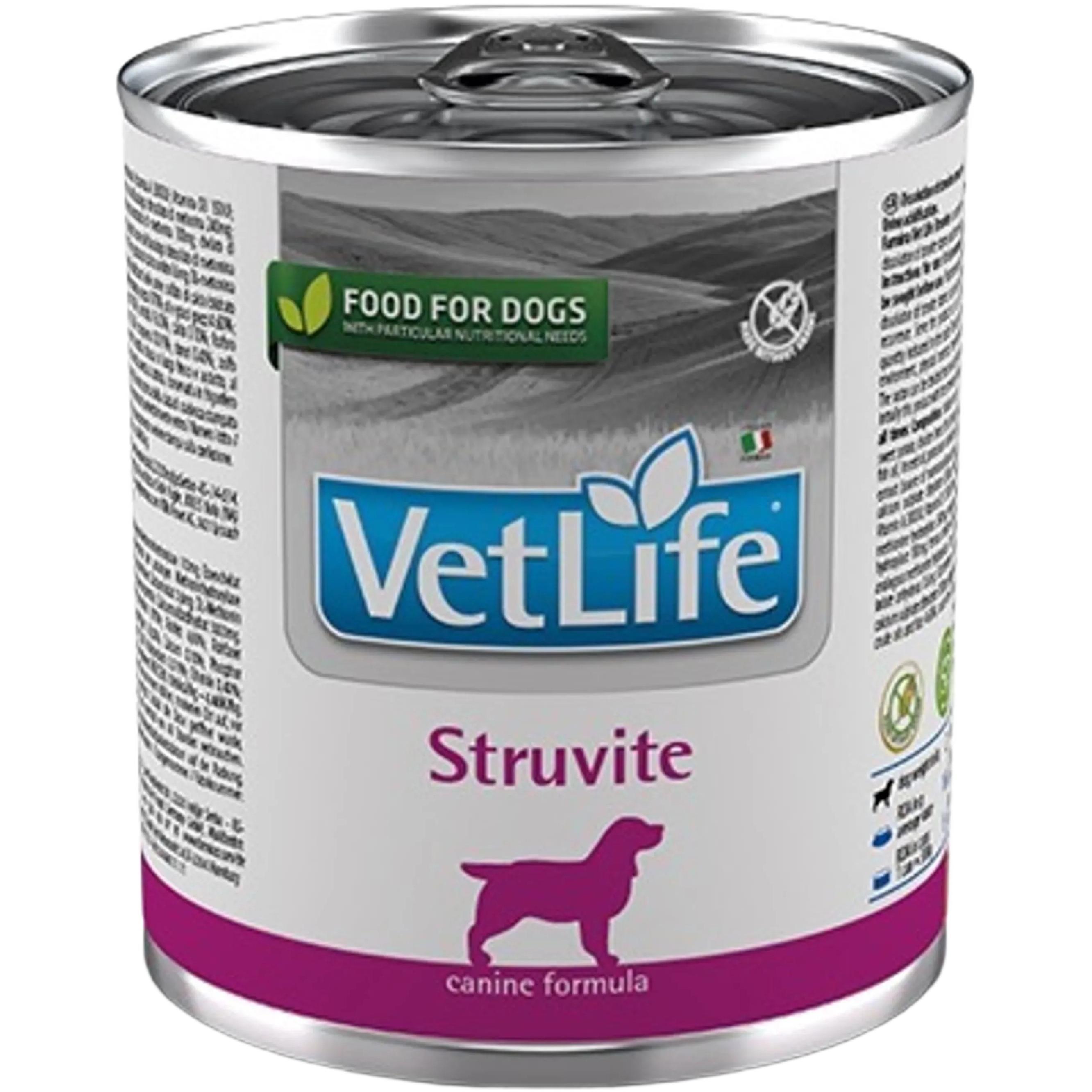 Вологий корм для собак Farmina Vet Life Struvite Дієтичне харчування для розчинення струвітних уролітів 300 гфото1