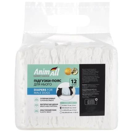 Гигиенический пояс для собак AnimAll M талия 35-50 см, вес 5-8 кг фото 1