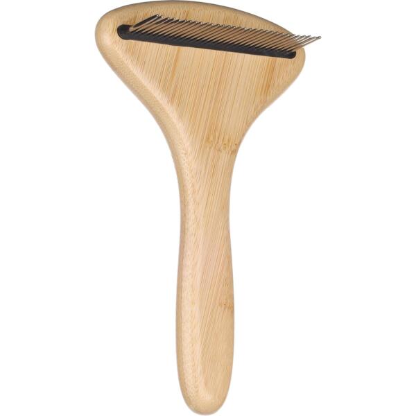 

Грабли для собак Flamingo Bamboo для вычесывания подшерстка 31 зуб 17 х 10 см