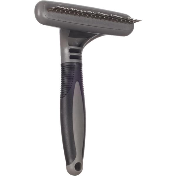 

Гребень для собак Flamingo для вычесывания подшерстка с круглыми зубчиками 24 зуба 17.5 х 11.5 см