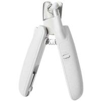 Груминг AnimAll Когтерез с LED подсветкой и контейнером для сбора когтей белый