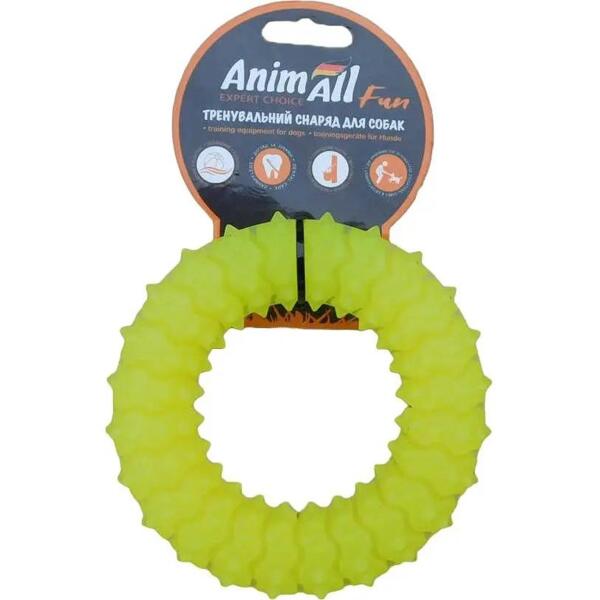 

Игрушка AnimAll Fun Кольцо с шипами 12 см желтое