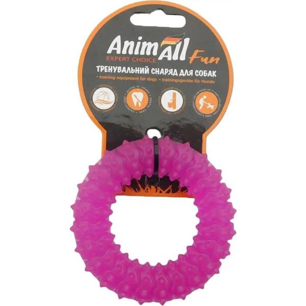 

Игрушка AnimAll Fun Кольцо с шипами 9 см фиолетовое