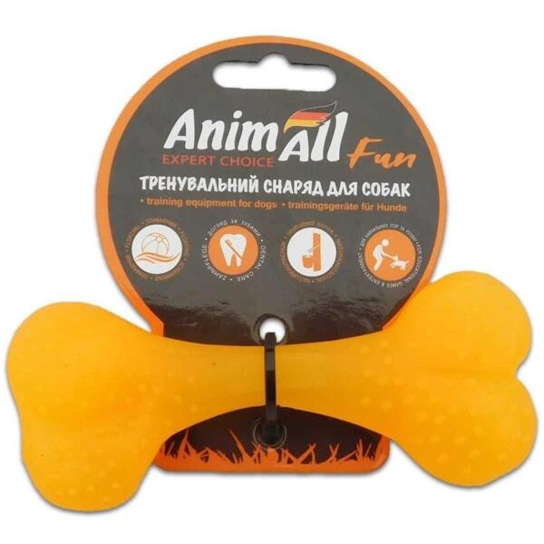 

Игрушка AnimAll Fun Кость 12 см желтая