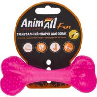 Іграшка AnimAll Fun Кістка 15 см коралова