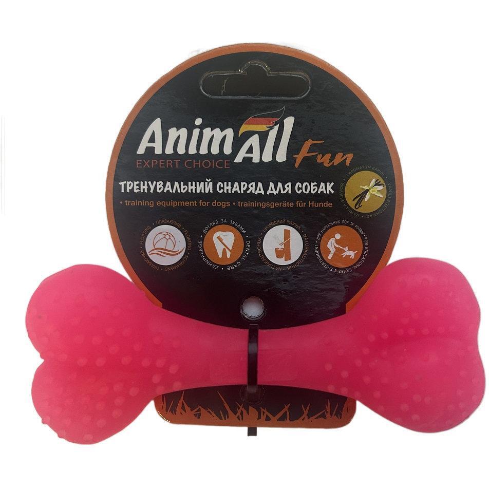 Іграшка AnimAll Fun Кістка 25 см кораловафото