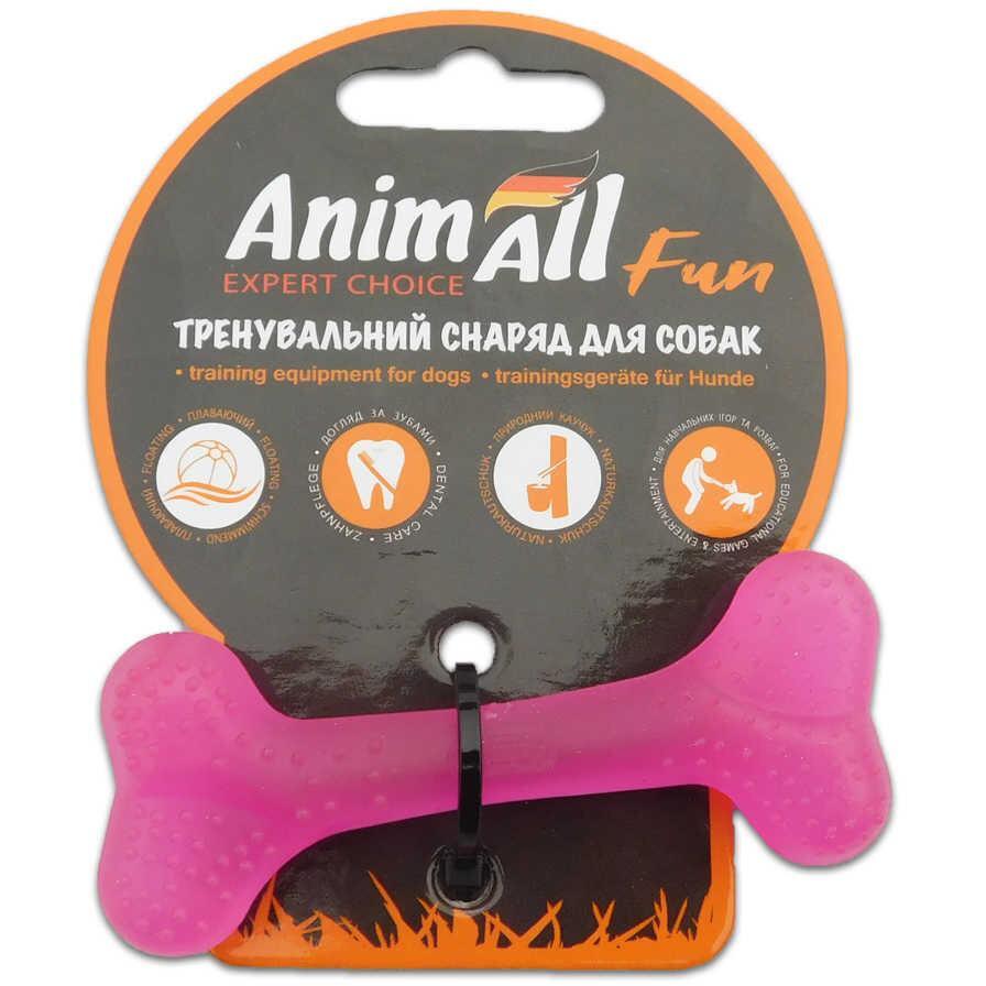 Игрушка AnimAll Fun Кость 8 см фиолетовая фото