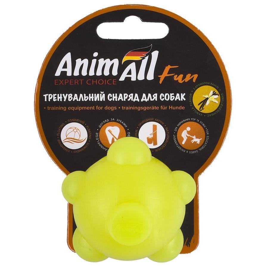 Іграшка AnimAll Fun Куля молекула 5 см жовтафото1