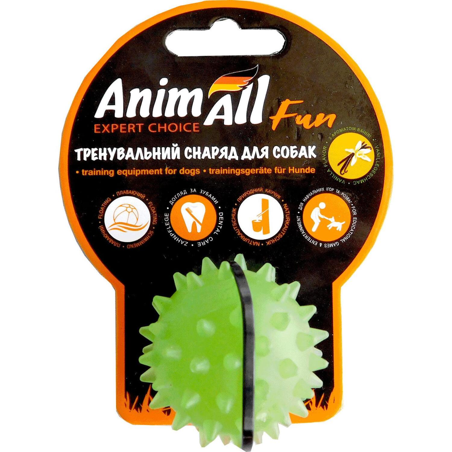 Іграшка AnimAll Fun М’яч каштан 5 см зеленийфото
