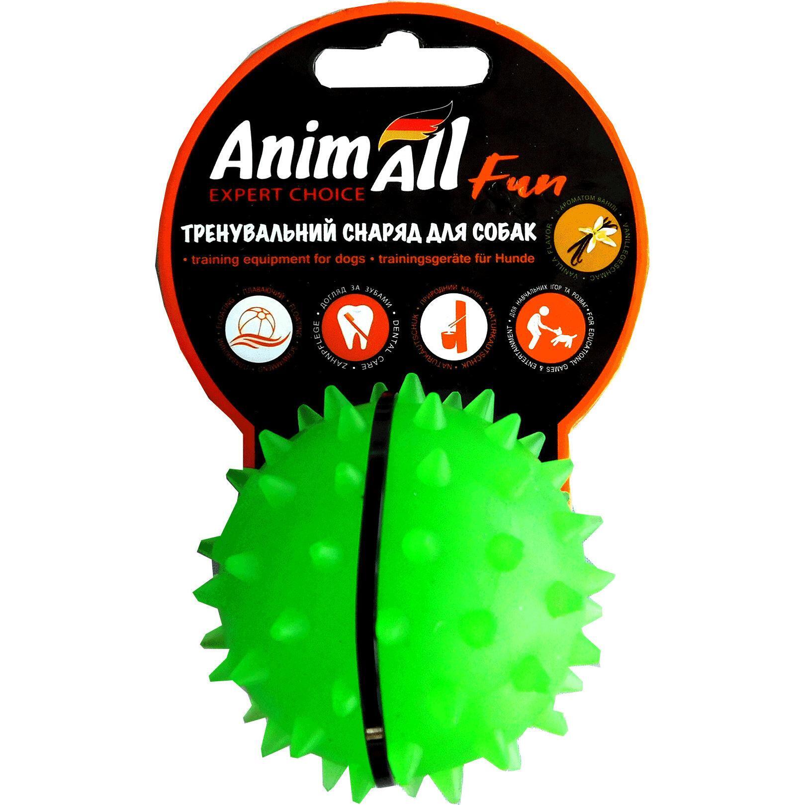 Іграшка AnimAll Fun М’яч каштан 7 см зеленийфото1