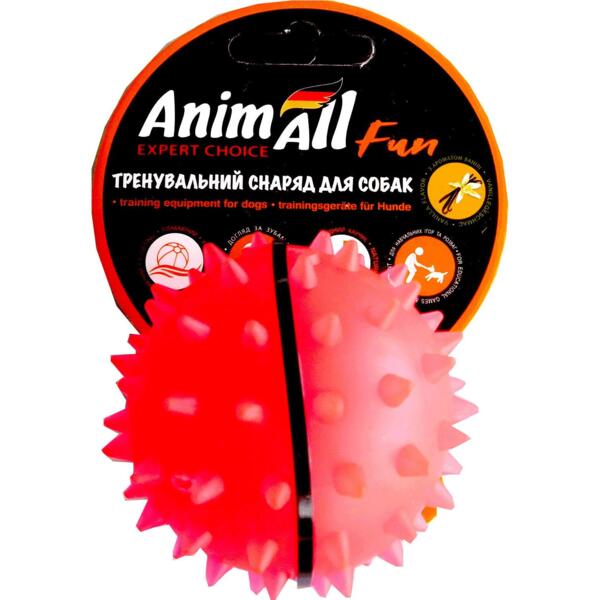 

Игрушка AnimAll Fun Мяч каштан 7 см коралловый