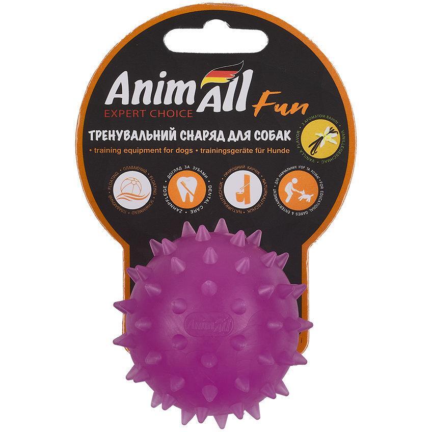 Іграшка AnimAll Fun М’яч каштан 7 см фіолетовийфото