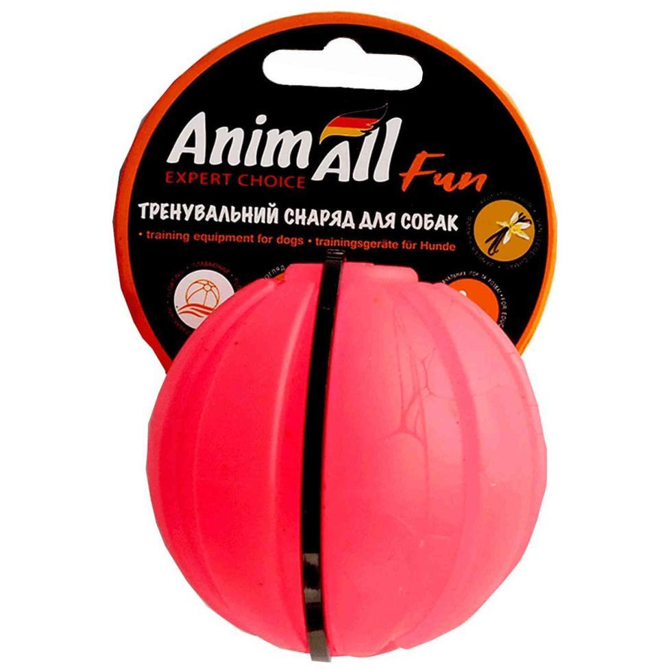 Іграшка AnimAll Fun М’яч тренувальний 7 см кораловийфото1