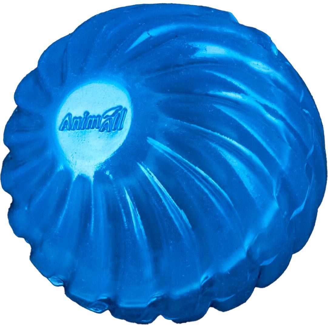 Іграшка AnimAll Fun М’яч хвиля з пищалкою 45 мм синійфото1