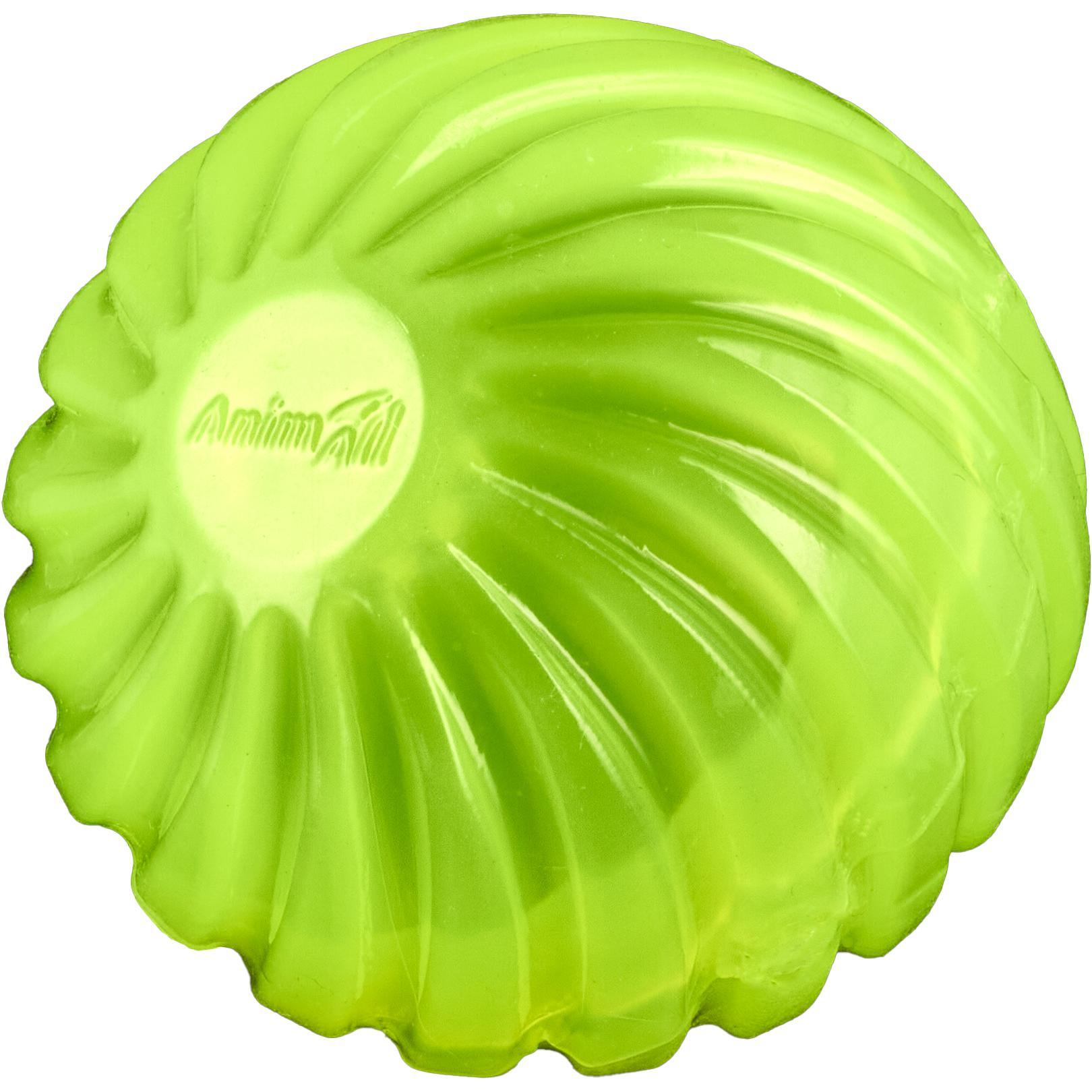 Іграшка AnimAll Fun М’яч хвиля з пищалкою 65 мм жовтийфото1