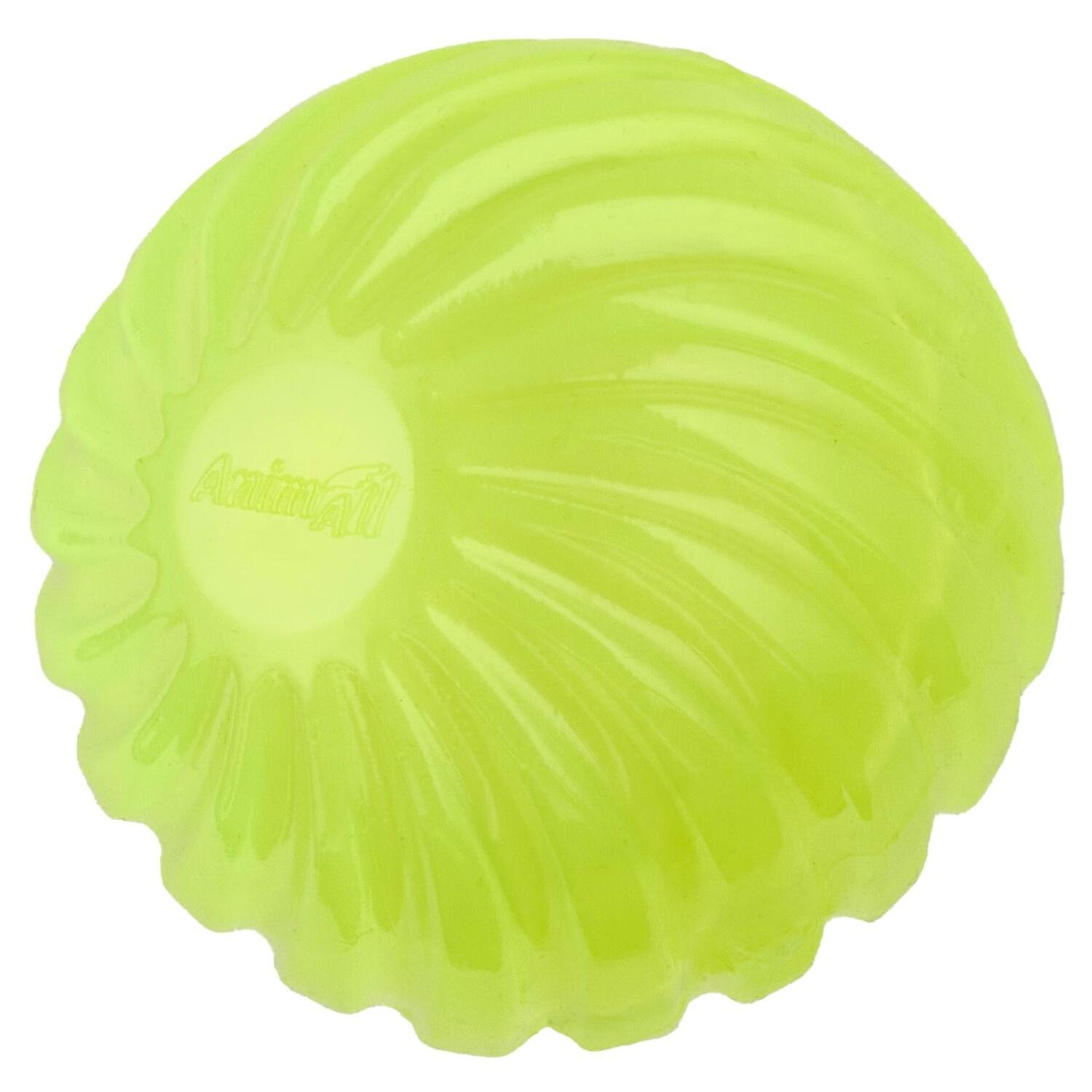 Іграшка AnimAll Fun М’яч хвиля з пищалкою 75 мм жовтийфото