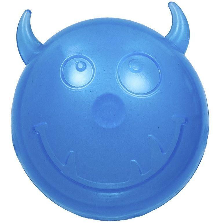 Іграшка AnimAll Fun М’яч чортик з пищалкою 45 мм синійфото1