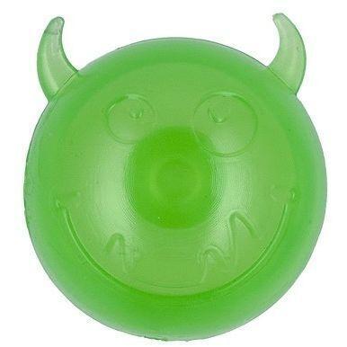 Іграшка AnimAll Fun М’яч чортик з пищалкою 75 мм зеленийфото1
