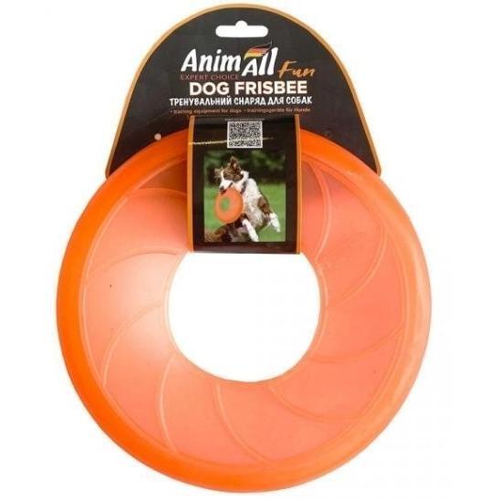 Іграшка AnimAll Fun Фрізбі для гри з собакою 22 см помаранчевафото1