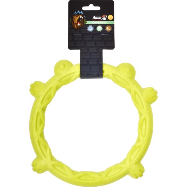 

Игрушка AnimAll GrizZzly Кольцо-Жабка L зеленая 23,5х22,8х3 см