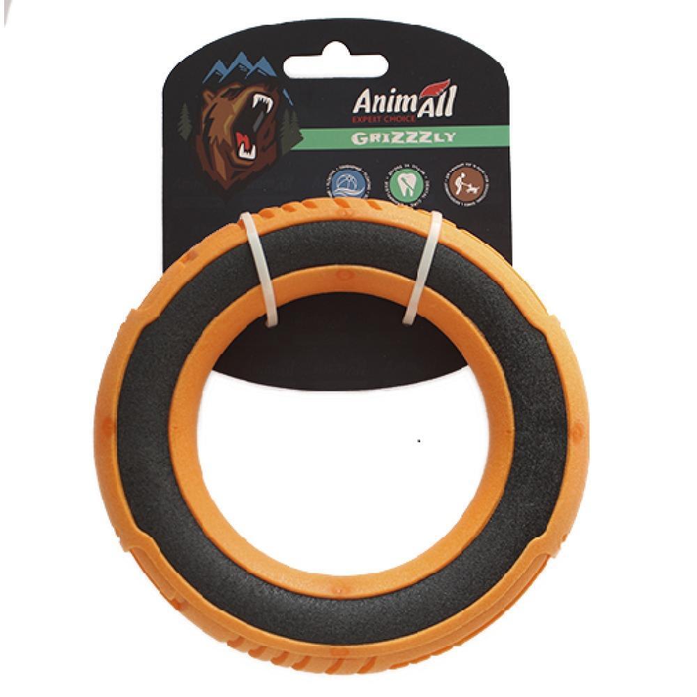 Іграшка AnimAll GrizZzly Супер-кільце S помаранчево-чорнефото1