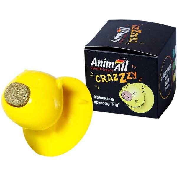 

Игрушка для кошек на присоске AnimAll GrizZzly Pig