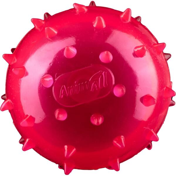 

Игрушка AnimAll Fun Мяч шипованный с пищалкой 75 мм розовый