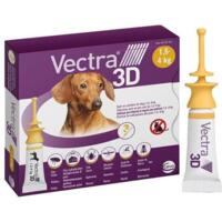 Противопаразитарные капли для кошек Ceva Vectra 3D 1.5-4.0 кг 3 х 0.8 мл