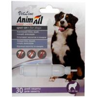 Капли против блох и клещей AnimAll VetLine spot-on для собак 30-40 кг 8 мл