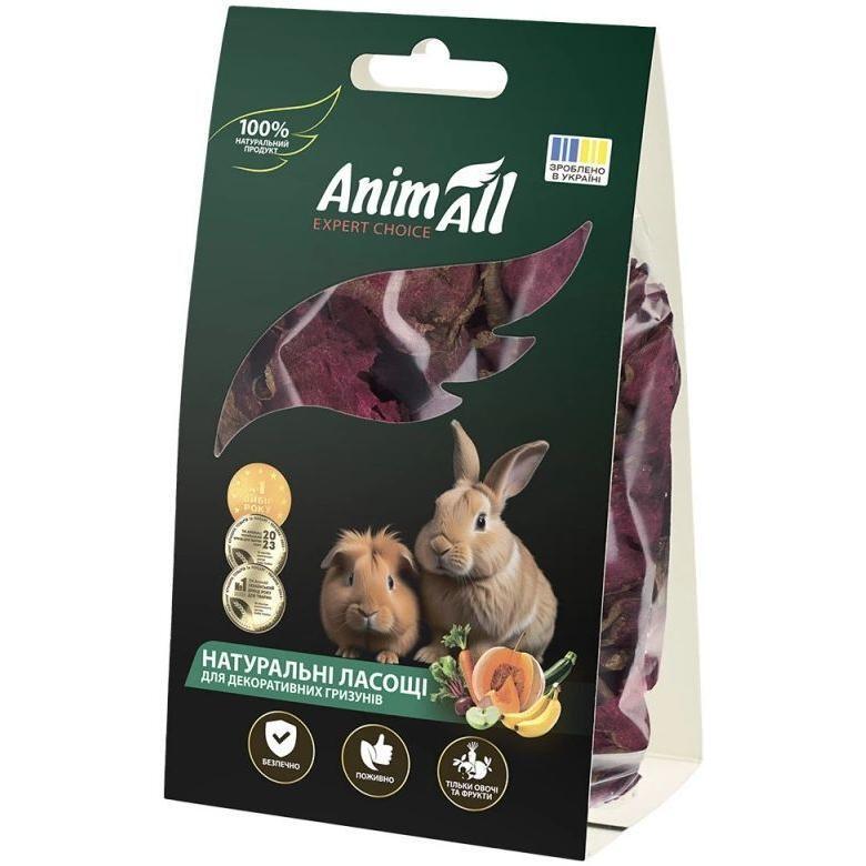 Лакомства для грызунов AnimAll сушеный свекла 50 г фото 1